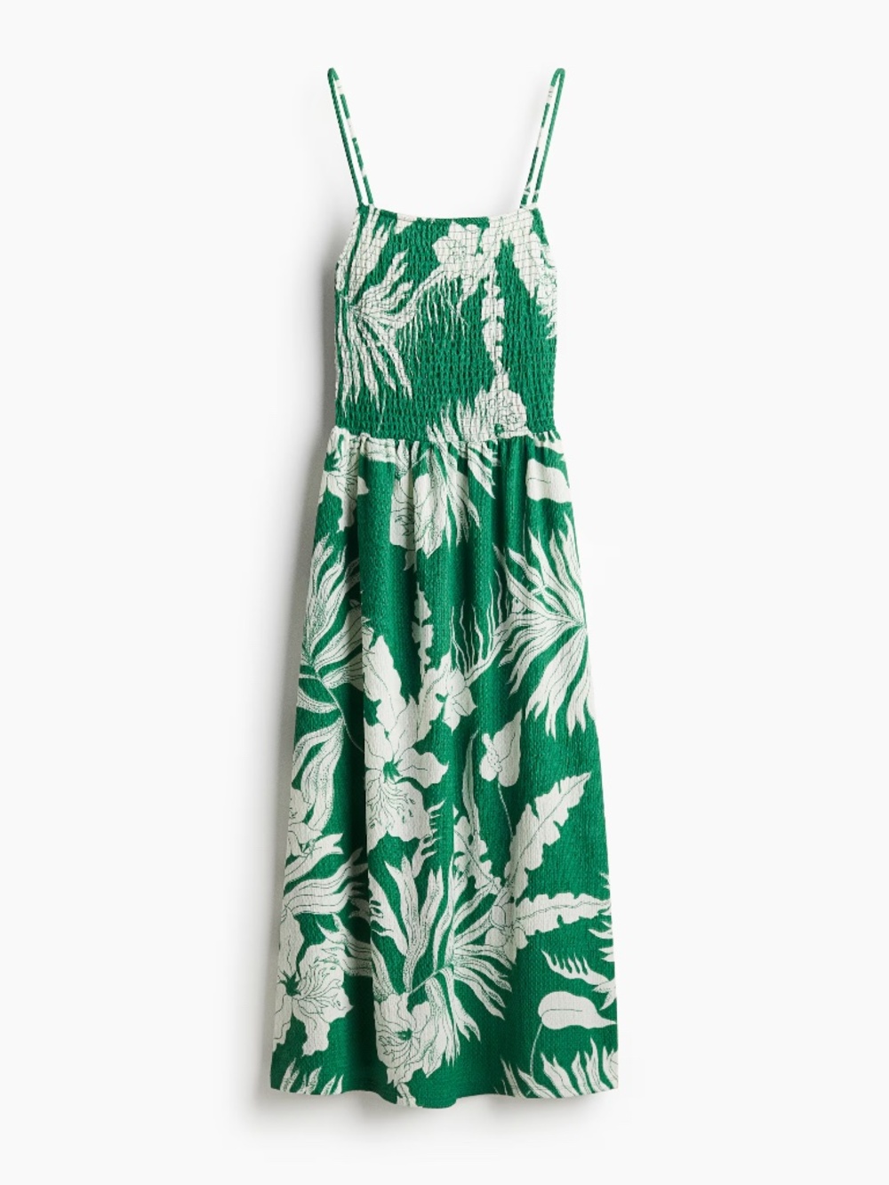 NWT H&M Smocked Strappy Sun Dress